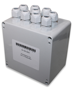 Terminal box for max. 8 weigh bars